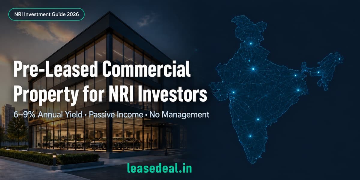 NRI Guide to Investing in Pre-Leased Commercial Property in India
